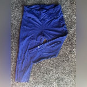Lululemon cropped fast and free sz10